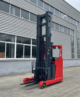 High Quality 1.5Ton Seated Electric Reach Truck,High-Performance Mast Forklift Truck with 8000mm Lift Height