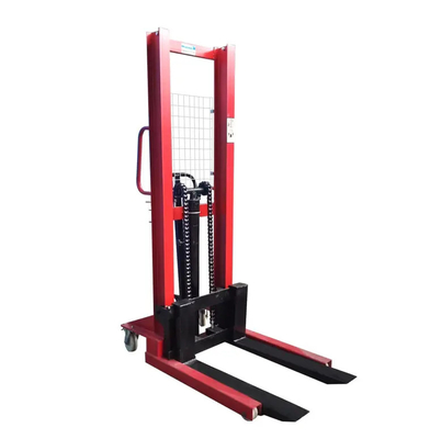 1000kg 2000kg  3T 1600mm Hydraulic Manual Hand Stacker Manual Lifter Pallet Stacker With 1600mm Lifting Height