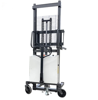 Montacargas Electrico 1500 kg 1 Ton Mini Small Forklift Pallet Lifter Semi Eelectric Stacker