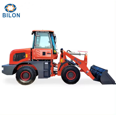 Mini Compact Loader 1 Ton 1.2 Ton 1.5 Ton 1.8 Ton Front End Wheel Loaders With AC Joystick And 2.0m3 Bucket Capacity