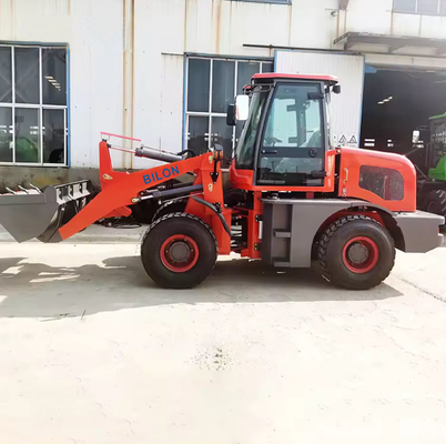 Mini Compact Loader 1 Ton 1.2 Ton 1.5 Ton 1.8 Ton Front End Wheel Loaders With AC Joystick And 2.0m3 Bucket Capacity
