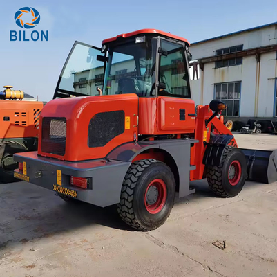 Mini Compact Loader 1 Ton 1.2 Ton 1.5 Ton 1.8 Ton Front End Wheel Loaders With AC Joystick And 2.0m3 Bucket Capacity