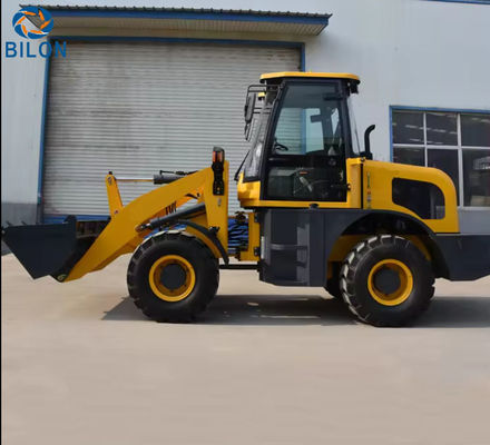 China 915 918 Mini Wheel Loader 1.5 Ton 4WD Tractor Loader With 0.7m3 Bucket Capacity