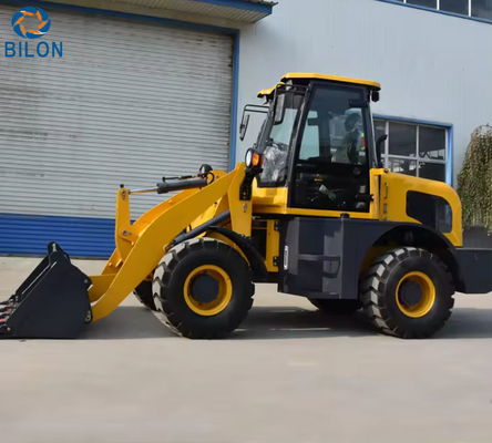 China 915 918 Mini Wheel Loader 1.5 Ton 4WD Tractor Loader With 0.7m3 Bucket Capacity