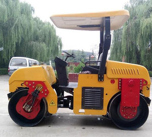 High Efficiency Vibratory Road Roller 3 Ton 21KW Hydraulic Road Roller