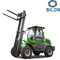 Off Road Diesel Forklift Truck 3 Ton Rated Loading Capacity With Four Wheel Drive
