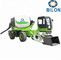 Green Color 2.6 CBM Concrete Mixer Truck With Pump Speed 13r / Min