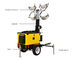 1200W 4000W Trailer Light Tower With LED Metal Halide IP65 AC Power Supply