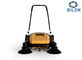 Flexible Manual Walk Behind Street Sweeper Max Working Efficiency 3680m2/H