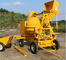 500L Mobile Portable Self Loading Concrete Mixer Truck With Air - Cooled Diesel Engine