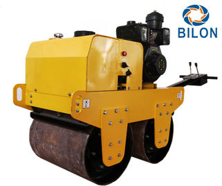 70HZ 8HP Double Drum Vibratory Road Roller Travel Speed 0-4km/H