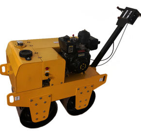 70HZ 8HP Double Drum Vibratory Road Roller Travel Speed 0-4km/H