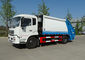 5 Ton Left Hand Waste Compactor Truck ,  14m3 Garbage Collection Truck
