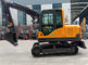 6.3 Ton Crawler Road Builder Excavator With 48KW Engine