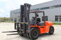 Duplex 7M Lift Height Road Construction Machinery 10T Diesel Forklift