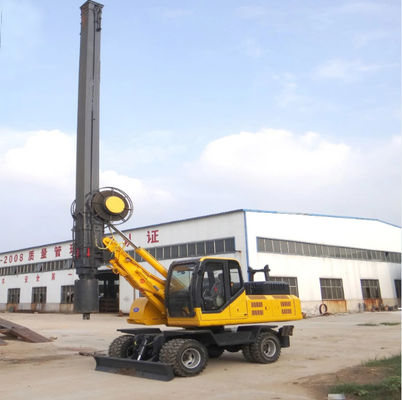 13m 110KW Road Construction Machinery Four Wheel Drive Rotary Drilling Rig