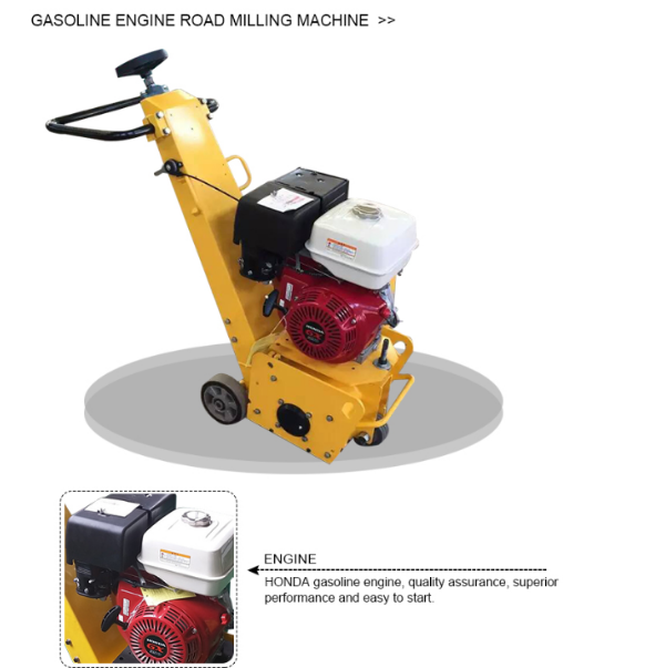 Electric Motor Asphalt Asphalt Scraper Machine 7.5KW 10 Inch 380V
