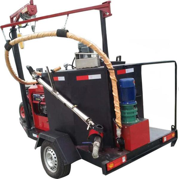 Asphalt Road Crack Sealing Machine / 350L Concrete Joint Road Sealing