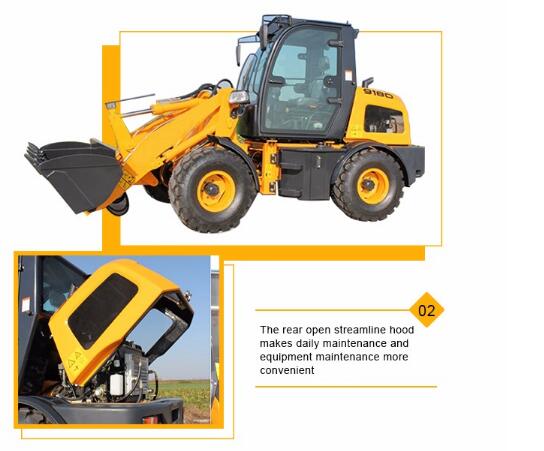 ZL918D Caterpillar Wheel Loader For Highway / Railway Construction