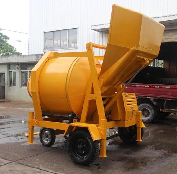 350L Diesel Engine Hydraulic Concrete Mixer with 14/Min Drum Rotation Speed
