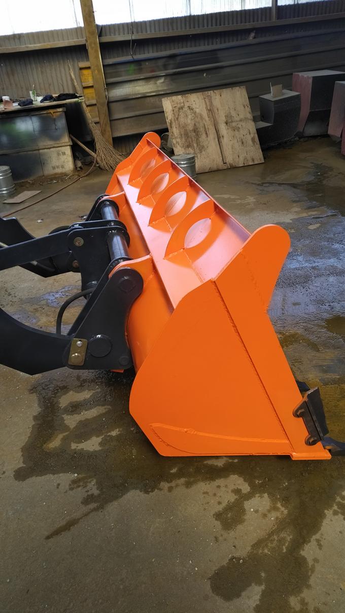 Durable Frame 2 Ton 1 CBM Front End Wheel Loader Bucket Capacity 1.0cbm