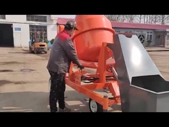 Towable 350L/400L/500L/700L Diesel Gasoline Or Motor Concrete Mixer
