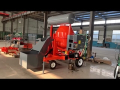 4 Wheel Mobile Concrete Mixer Machine 350L Small Gasoline Diesel Self - Discharging Concrete Mixer